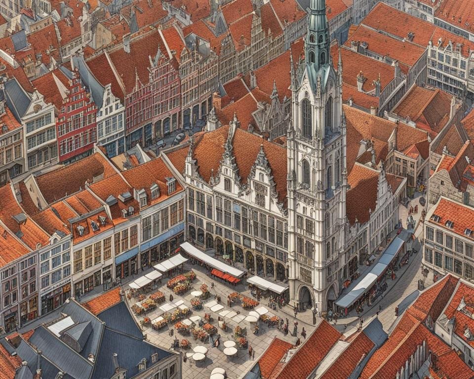 De Grote Markt van Antwerpen