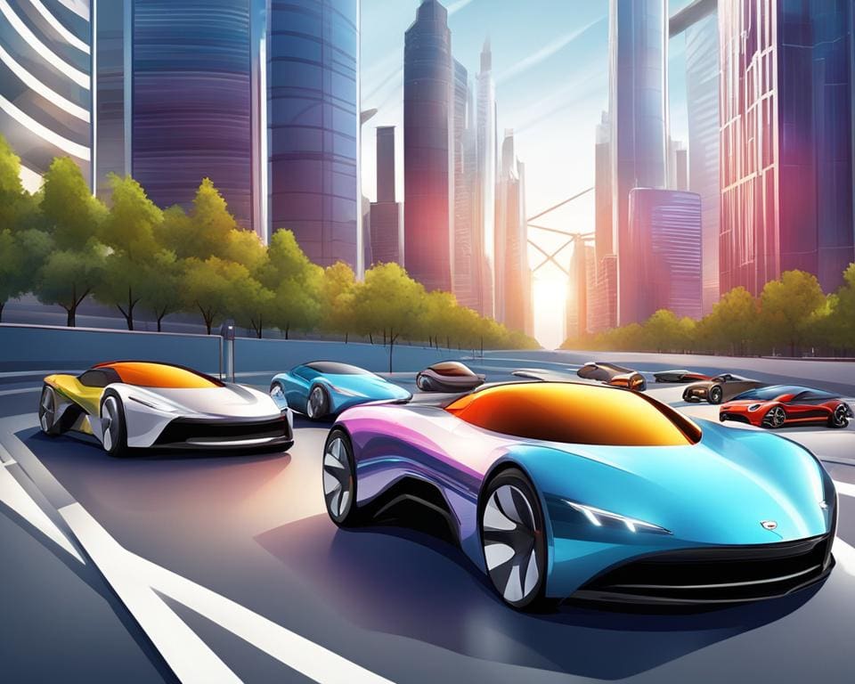 Elektrische auto's in de toekomst van de auto-industrie