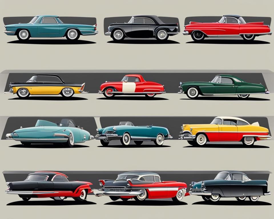 Iconische auto's door de jaren heen