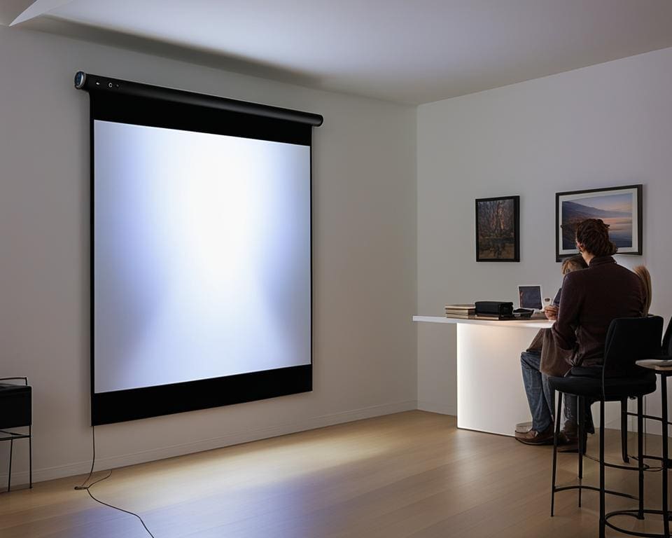 Draagbare Mini-Projector - Voor het bekijken van films en presentaties overal.