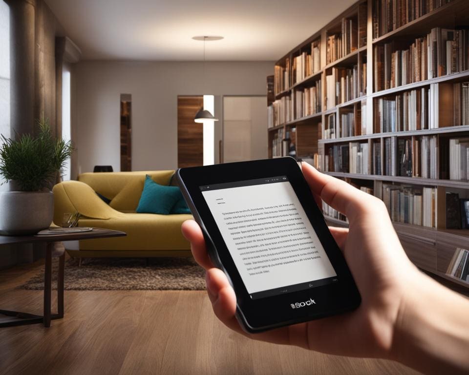 E-boeklezer - Compact en handig voor liefhebbers van lezen.