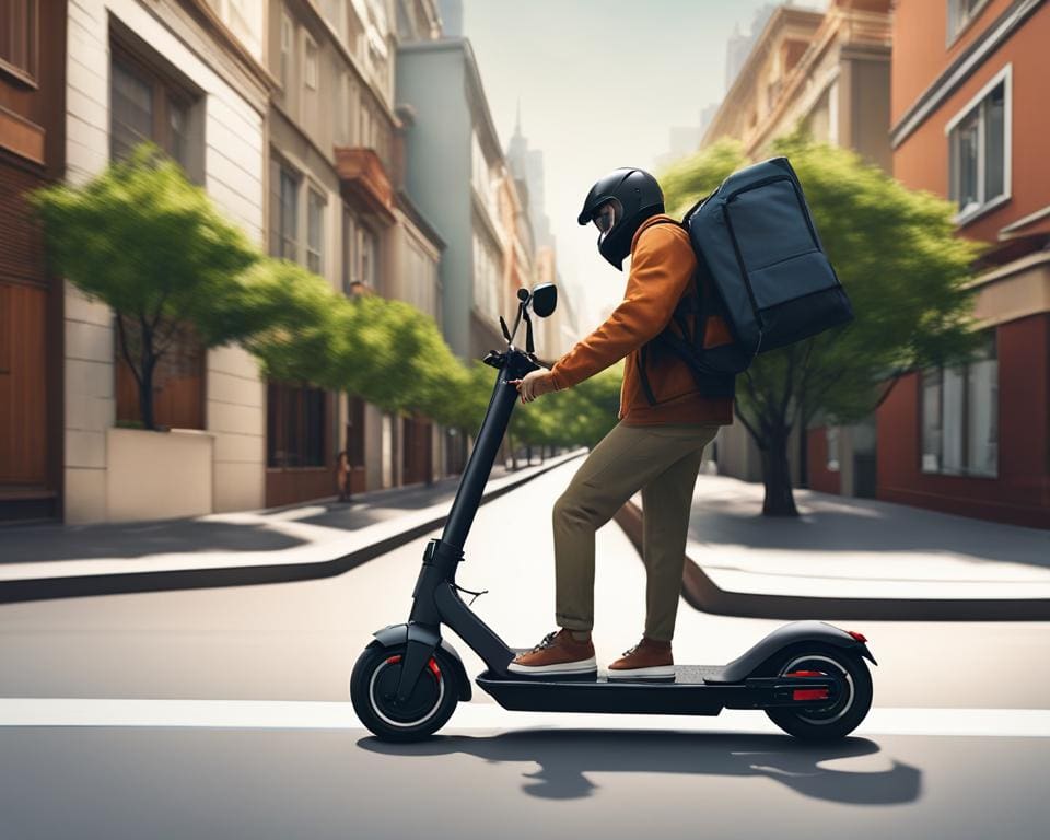 Elektrische Scooter - Milieuvriendelijk en praktisch voor korte reizen.