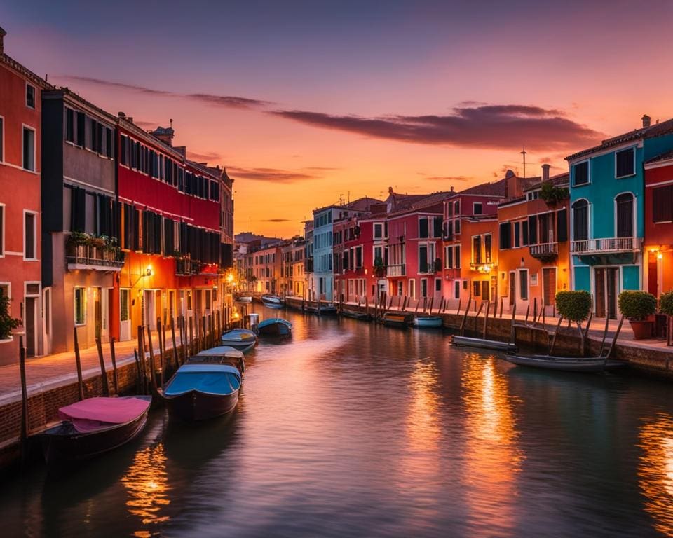 Italië: Een boottocht naar de eilanden van Venetië.