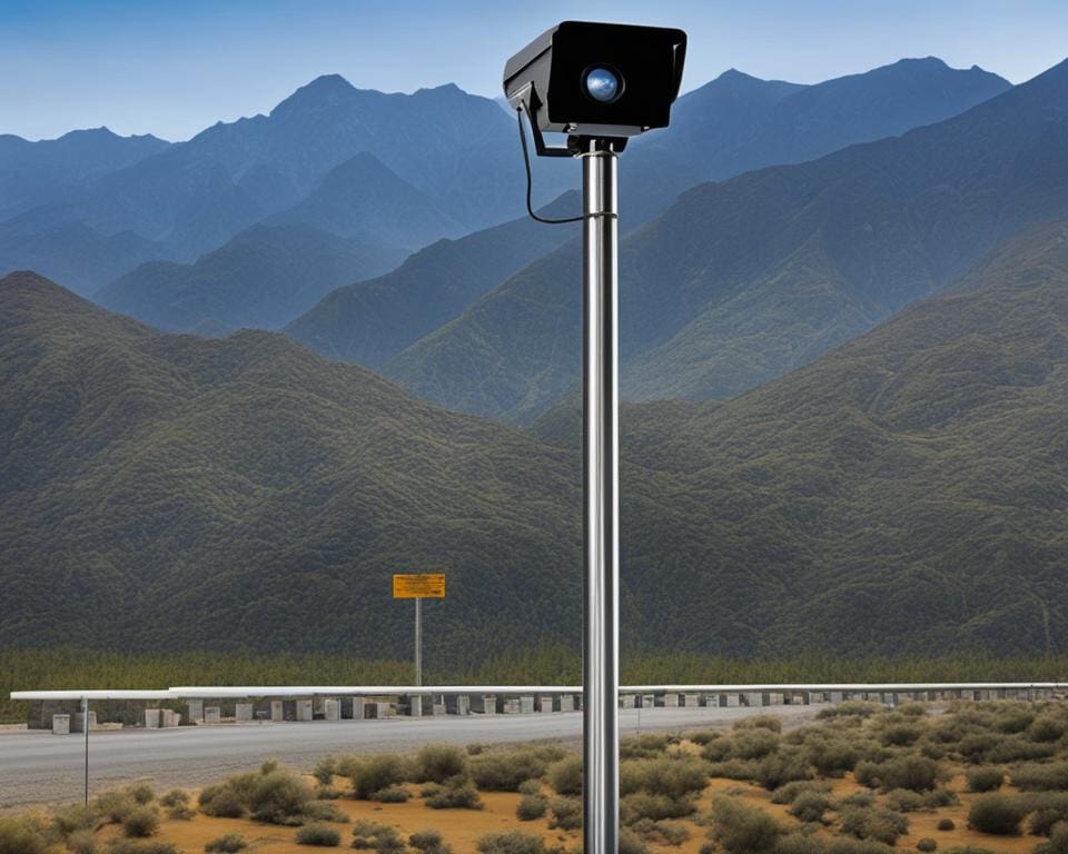 bewakingscamera voor grensbewaking