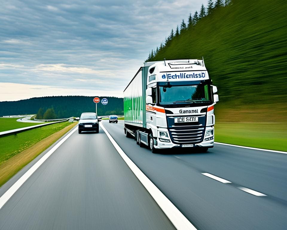 maximumsnelheid vrachtwagens Duitsland