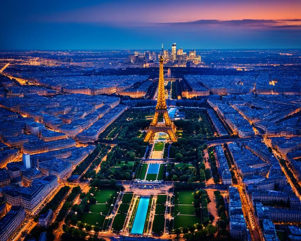 Uitzicht vanaf de Eiffeltoren