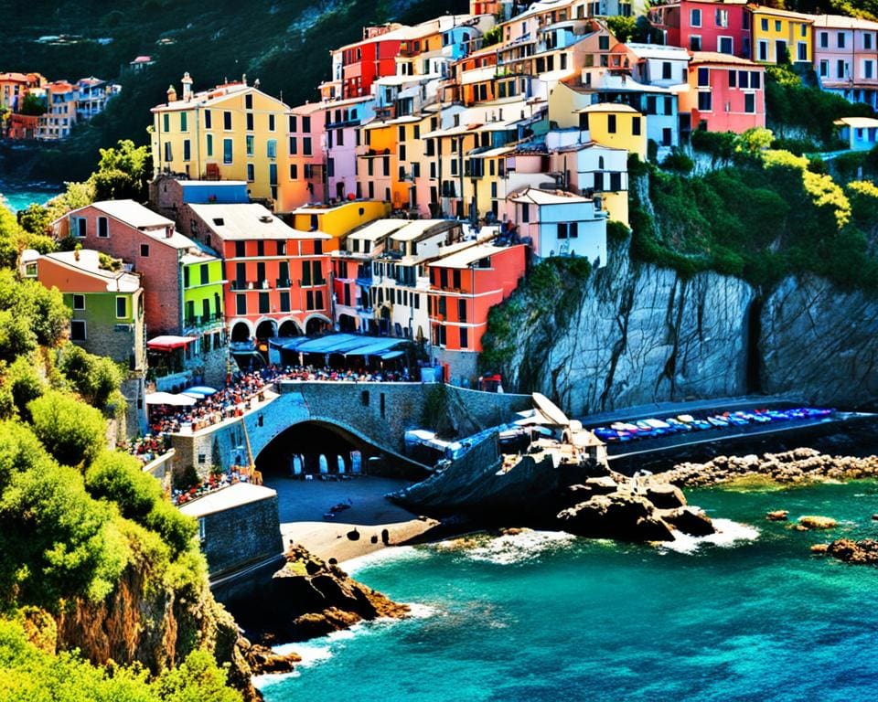 Wandelen langs Cinque Terre, Italië