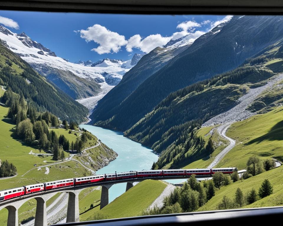 UNESCO Werelderfgoed op de Bernina Express