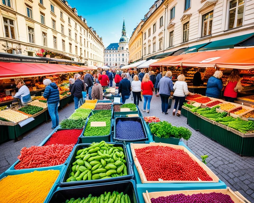 markt in Wenen