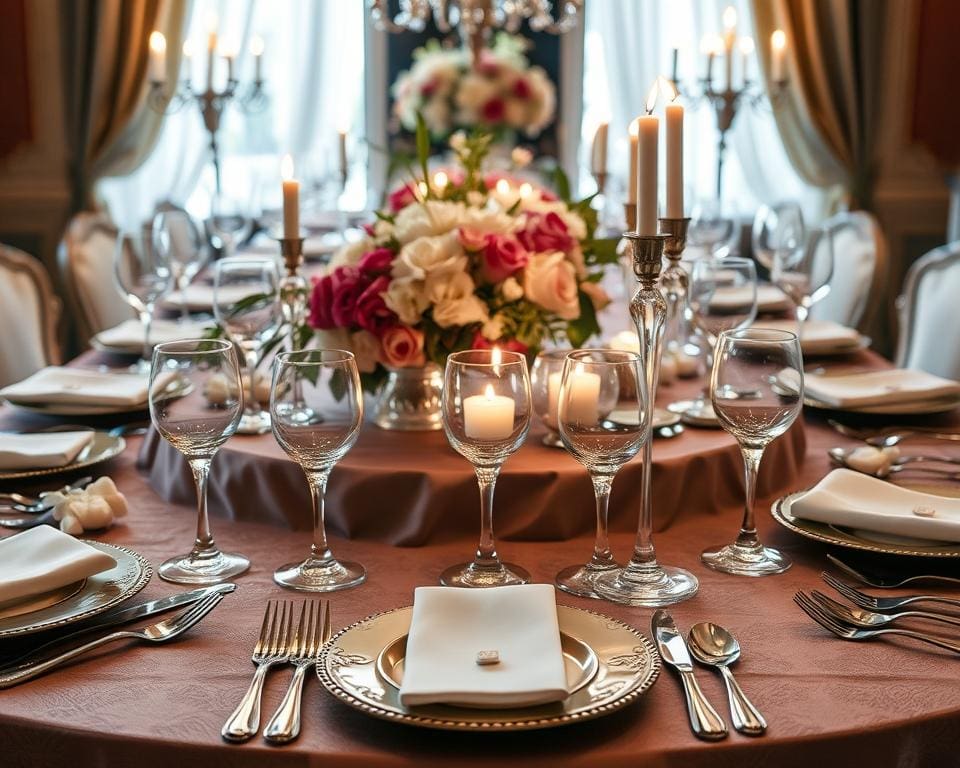 Luxe besteksets voor formele diners