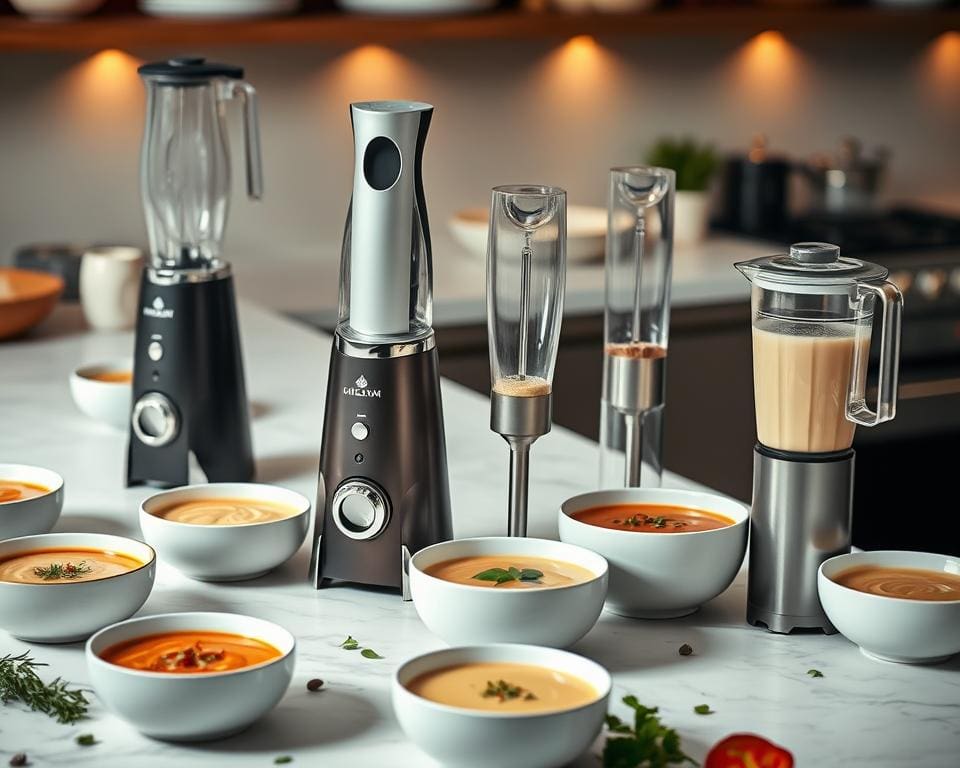 Luxe staafmixers voor soepele sauzen en soepen