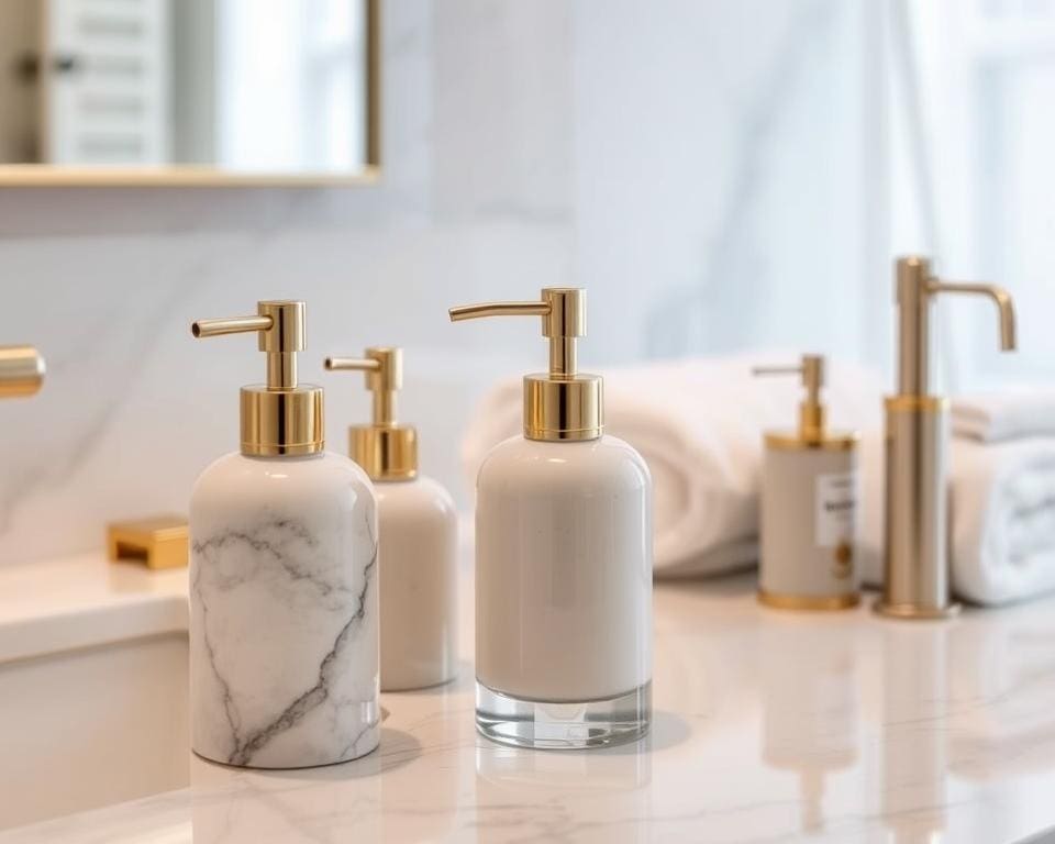 Luxe zeepdispensers voor een elegante badkamer