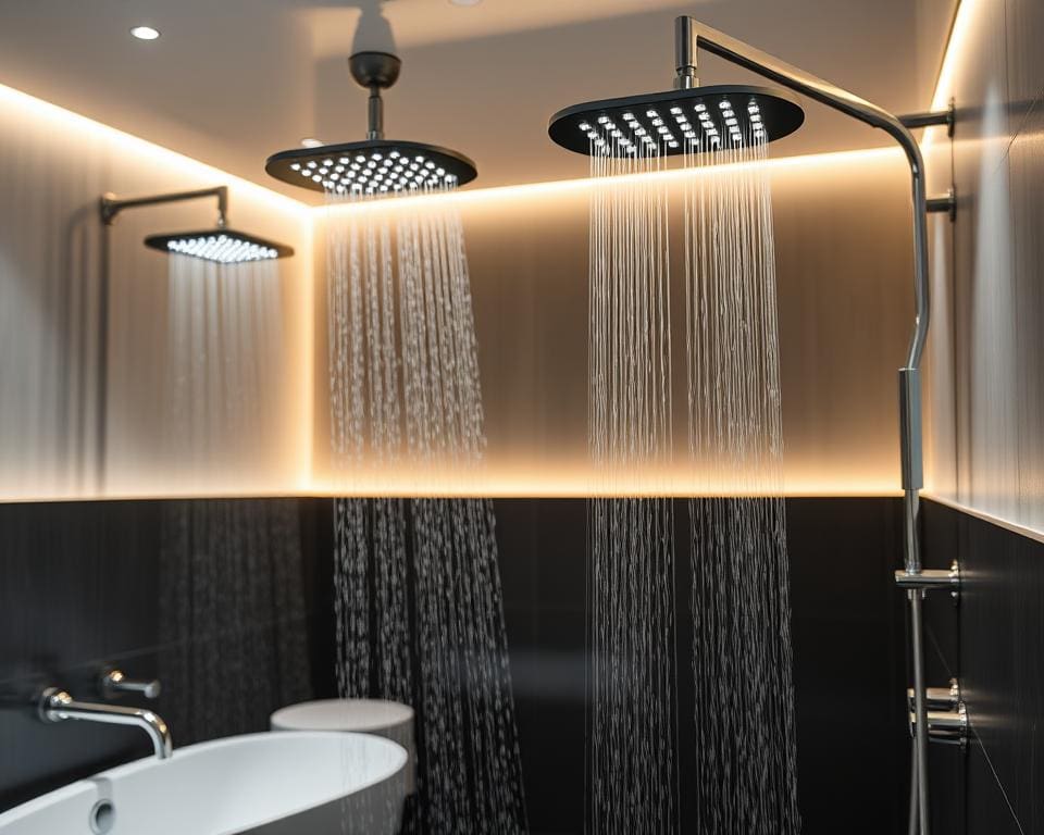 Moderne douchekoppen voor een luxe douche-ervaring