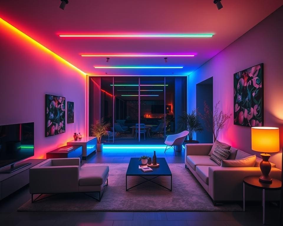 Moderne lichtstrips voor sfeervolle woningverlichting