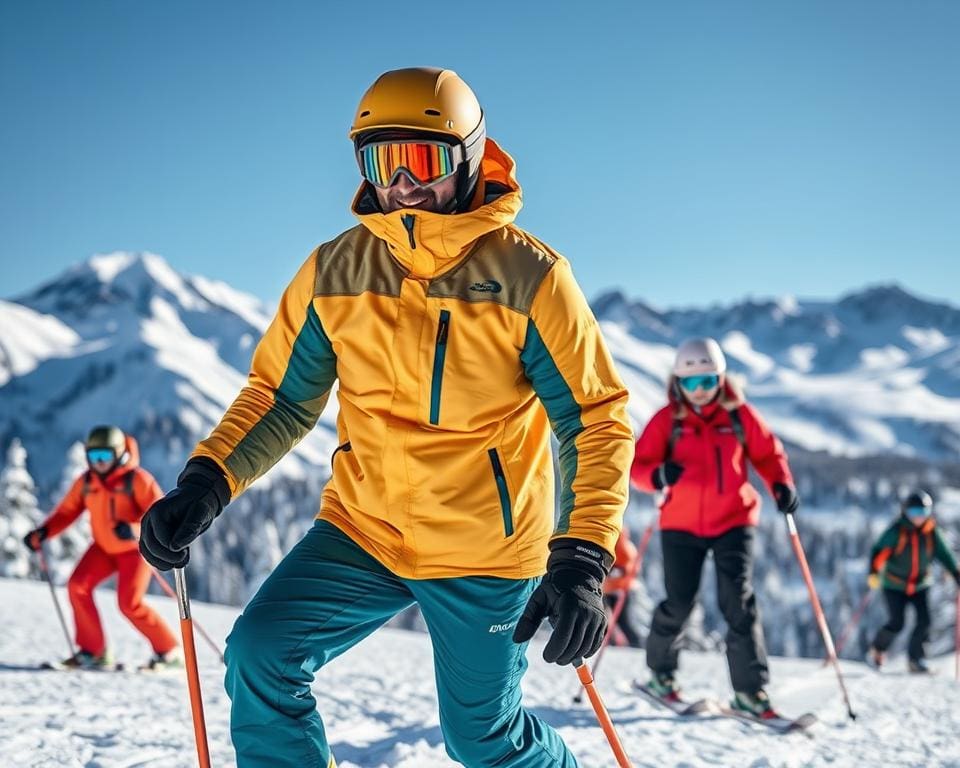 Warme thermopakken voor skiën en wintersport