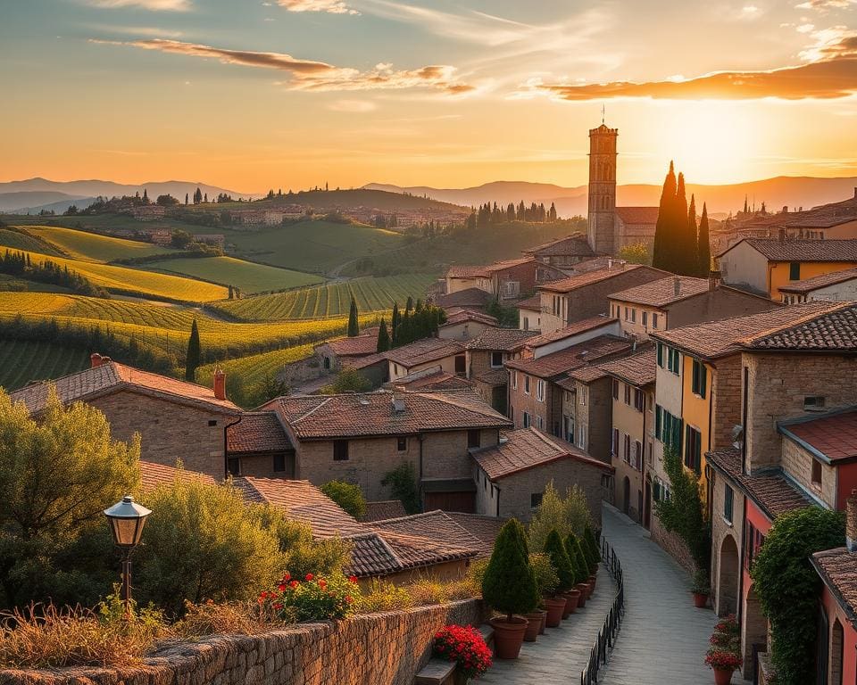 Bezienswaardigheden in de pittoreske dorpen van Toscane