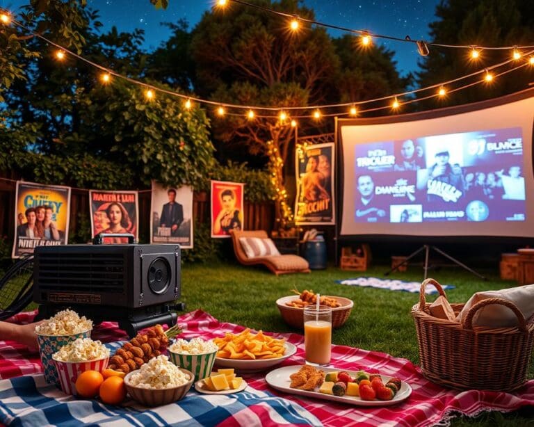 Bioscoopavond vol filmklassiekers en zomerse snacks