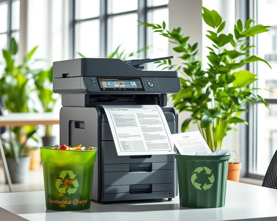 Efficiënt printen met papierbesparende technologieën