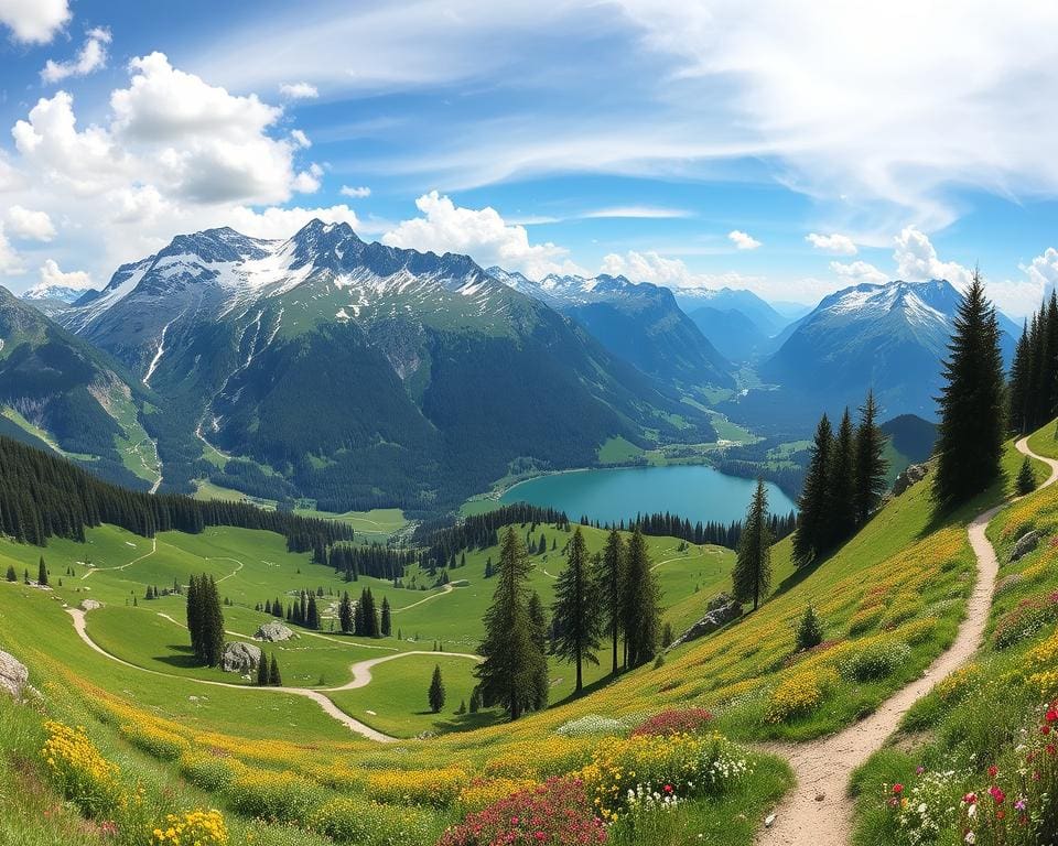 bergpaden en wandelaarsparadijzen