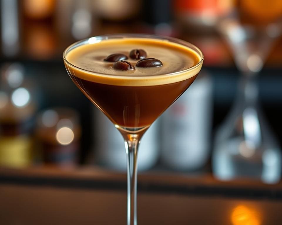 Espresso Martini cocktail met koffie