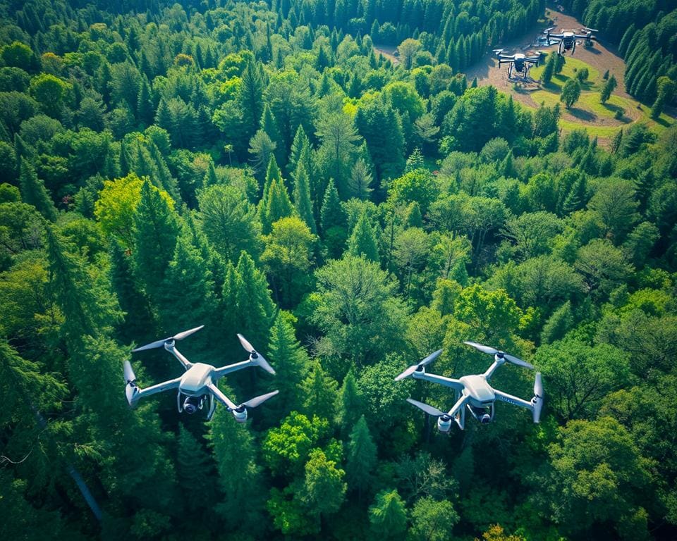 voordelen van drones in bosbouw