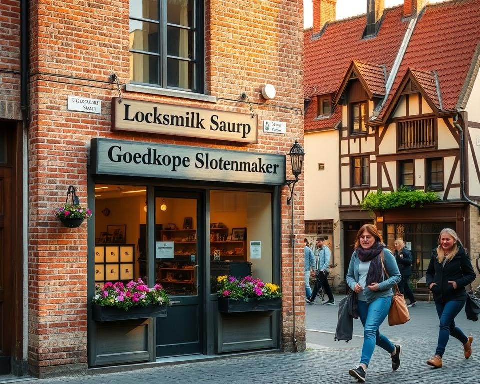 Waar vind ik een goedkope slotenmaker in Brugge?