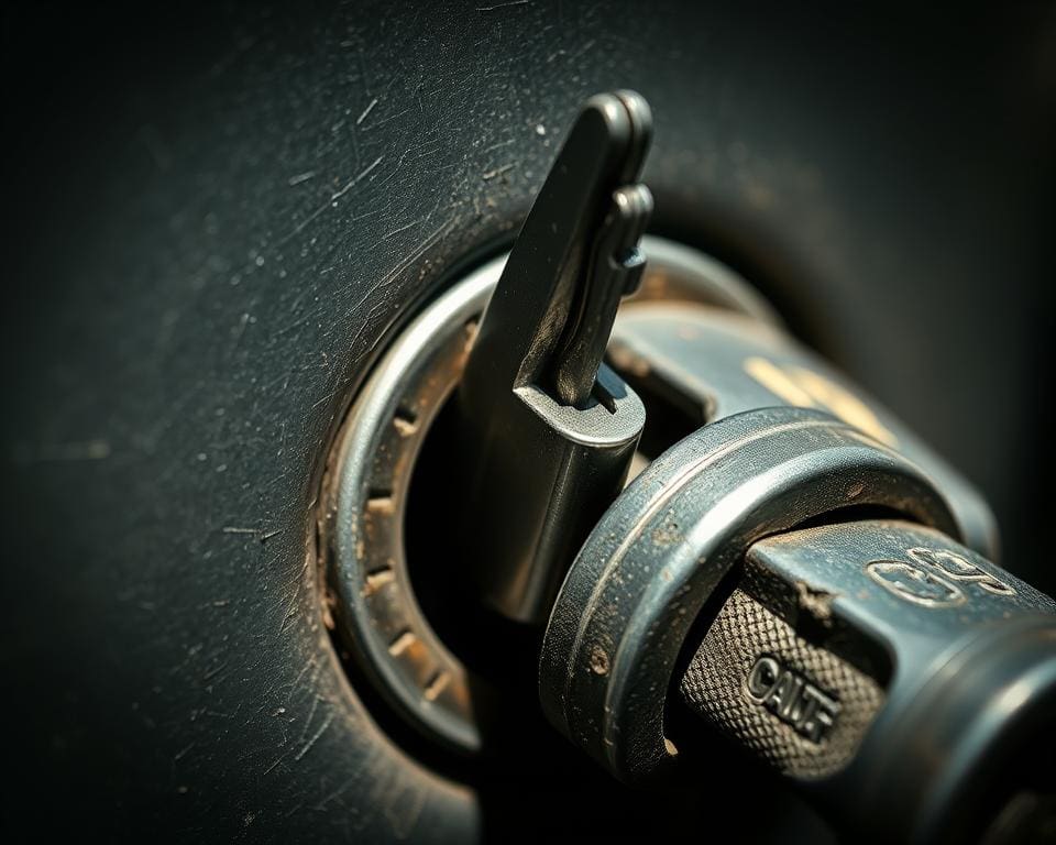 Wat als mijn sleutel afbreekt in het slot?