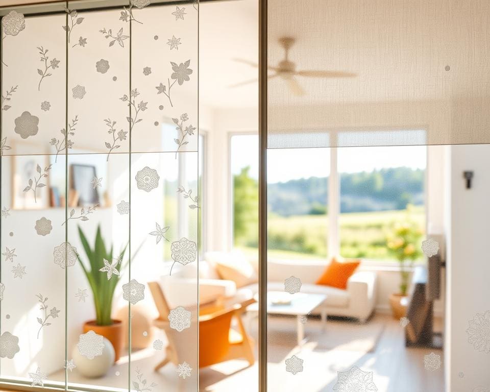 Wat zijn creatieve manieren om raamfolie toe te passen?