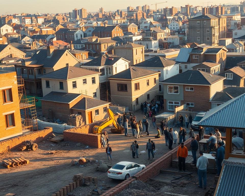 Wat zijn voorwaarden voor grootschalige wijkrenovaties?