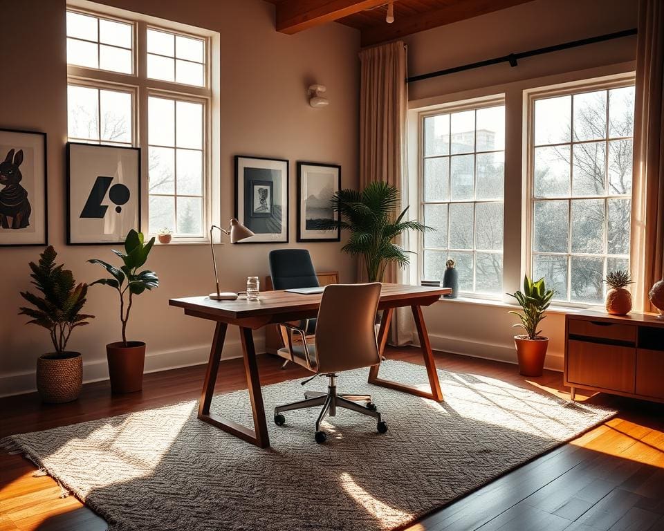 Een stijlvolle werkplek in je woning creëren