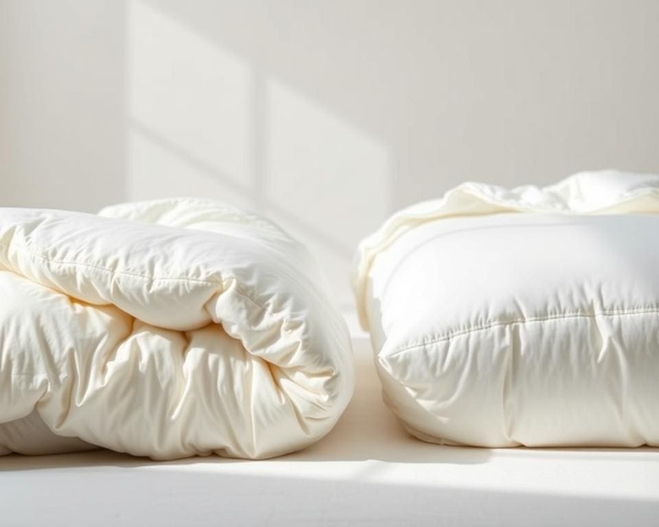 Wat is het verschil tussen een dons- en een synthetisch dekbed?