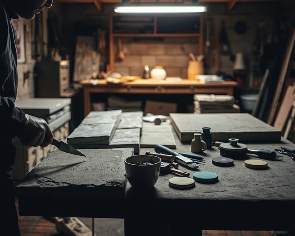 natuurstenen dorpels repareren