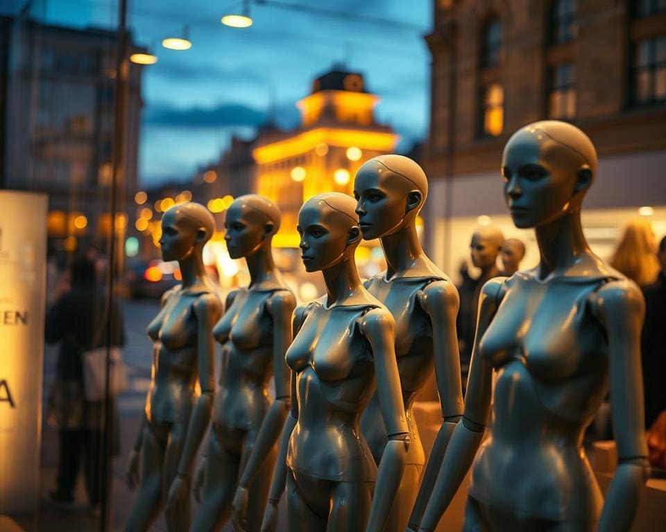 Hoe ga je om met onbreekbare etalagepoppen?