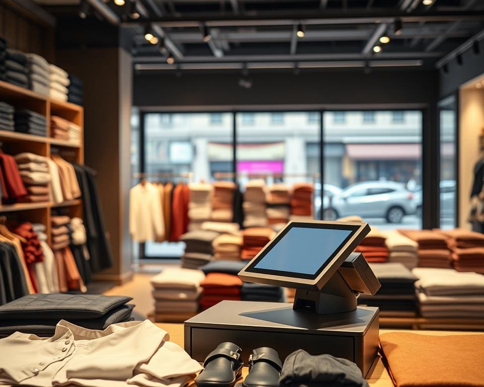 Hoe ondersteunt kassasoftware mode en textiel de verkoop?