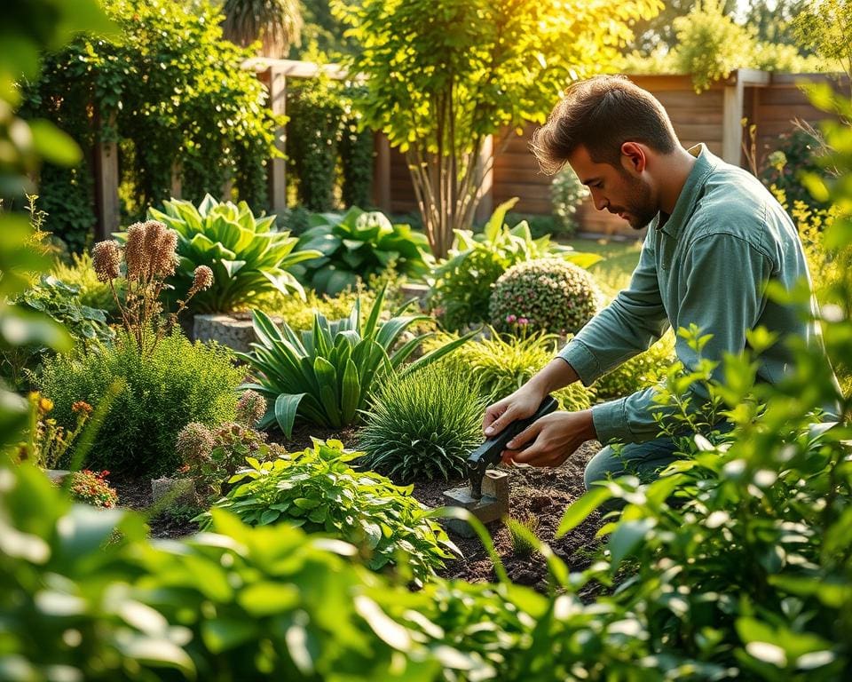 Tuinaanlegger voor groene buitenruimtes