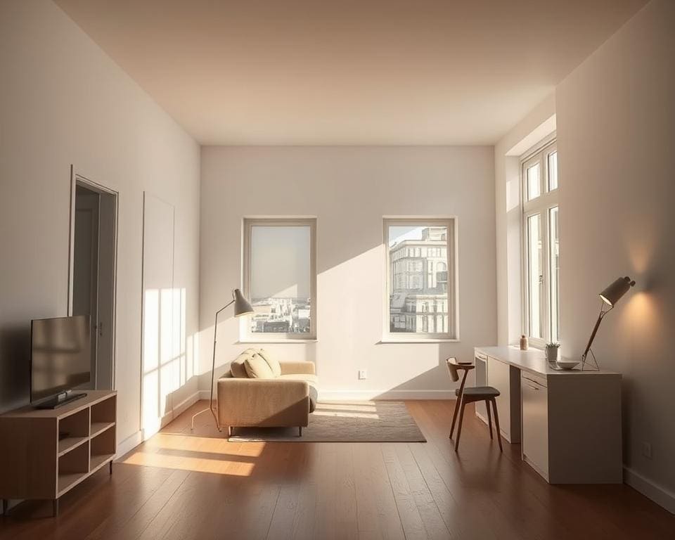 Hoe combineer je licht en ruimte in een flat of studio?