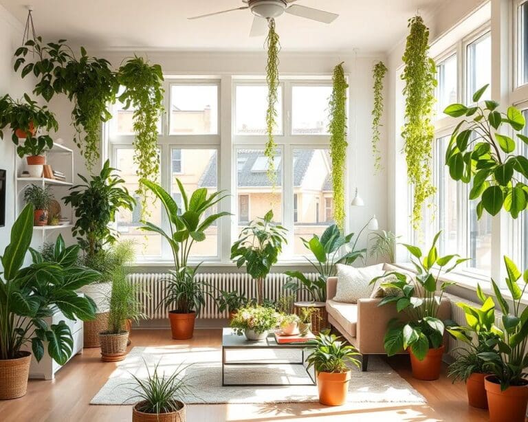 Welke planten passen in een zonnige woonkamer?