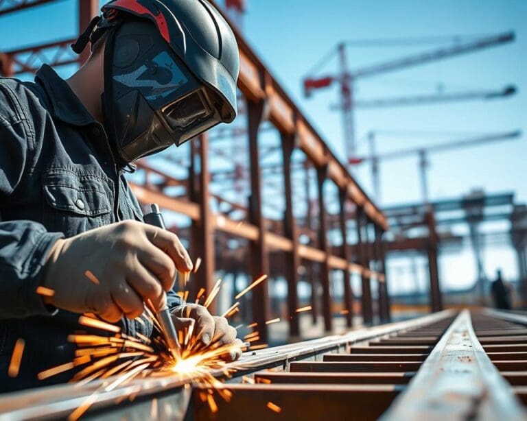 Wat doet een lasser bij staalconstructies?