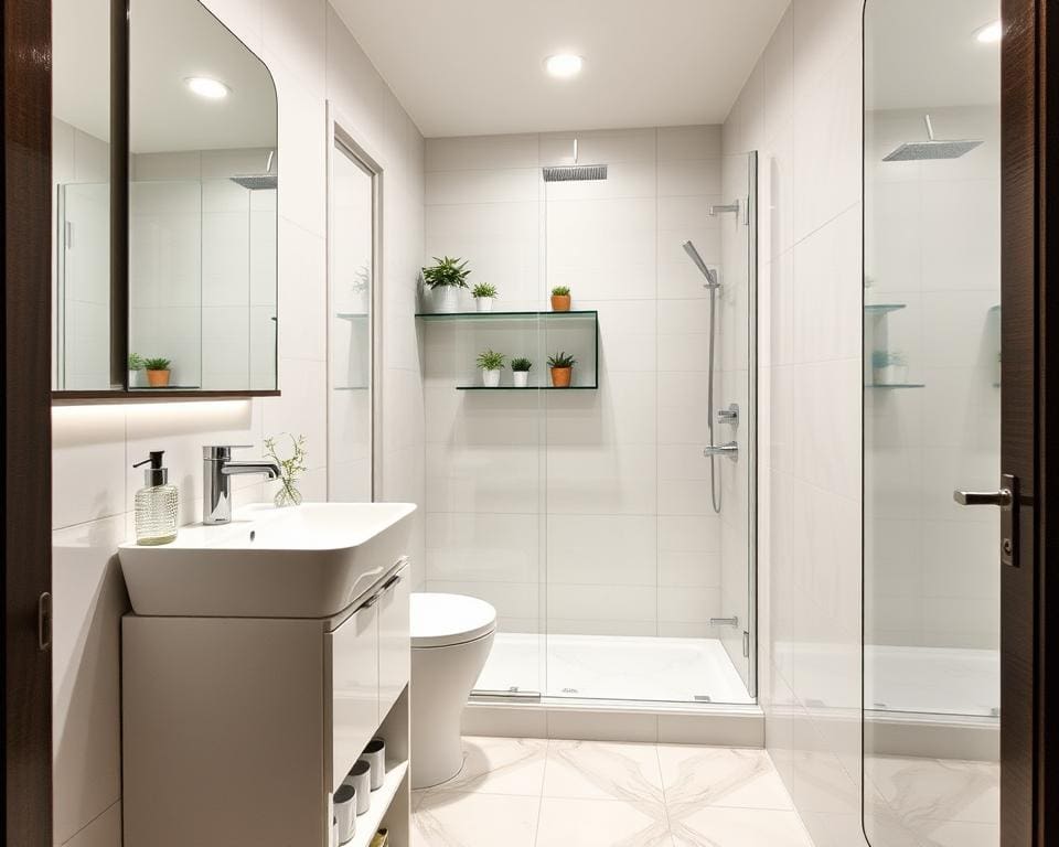 Wat zijn slimme oplossingen voor kleine badkamers?