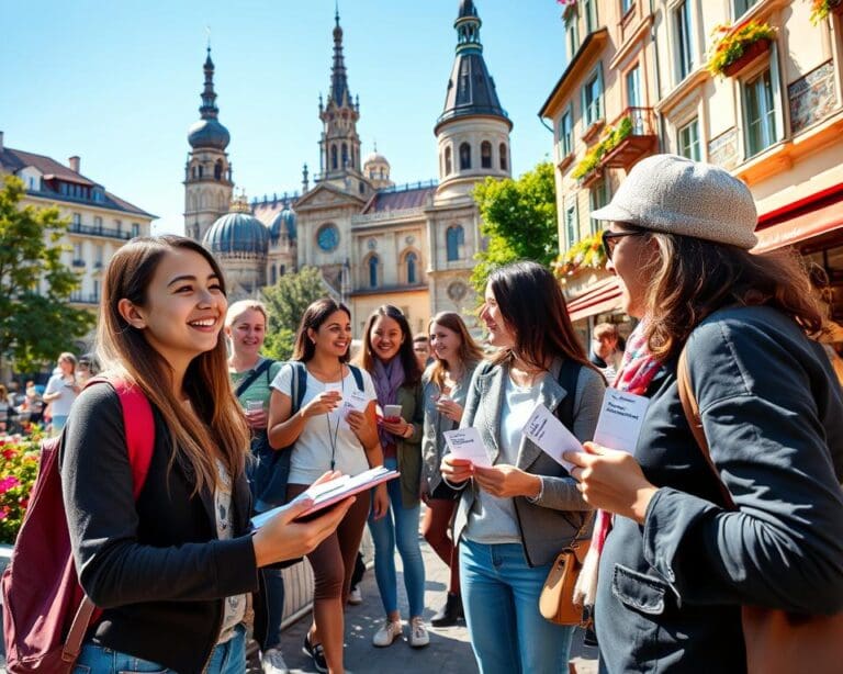 Hoe combineer je sightseeing met taal oefenen?