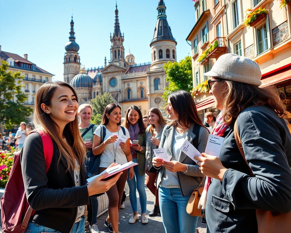 Hoe combineer je sightseeing met taal oefenen?