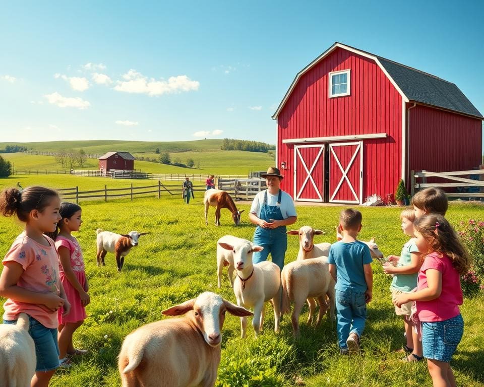 Wat maakt een bezoek aan een boerderij leuk voor kinderen?
