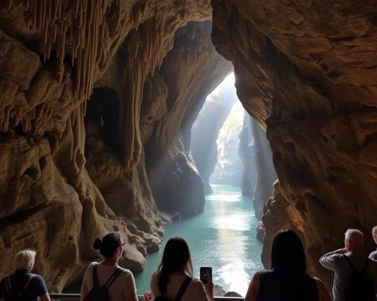 Bezoek aan de Grotten van Han