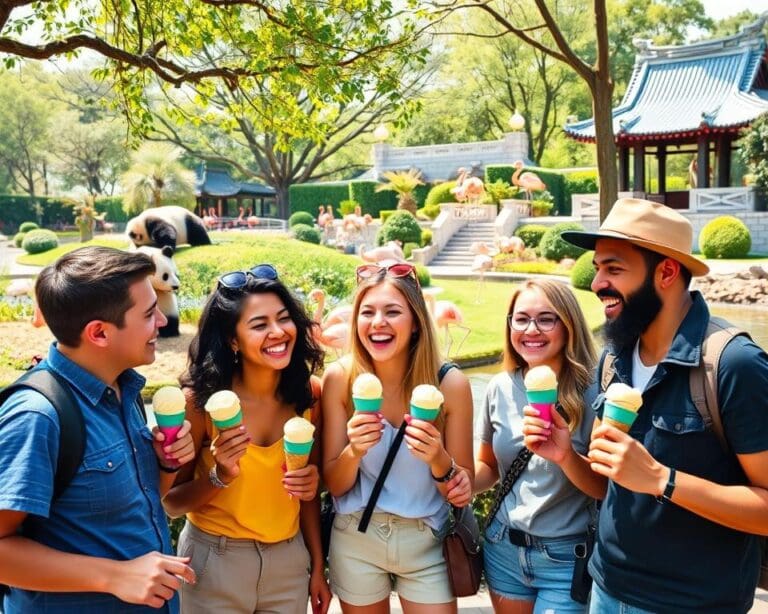 Uitstap naar Pairi Daiza met vrienden