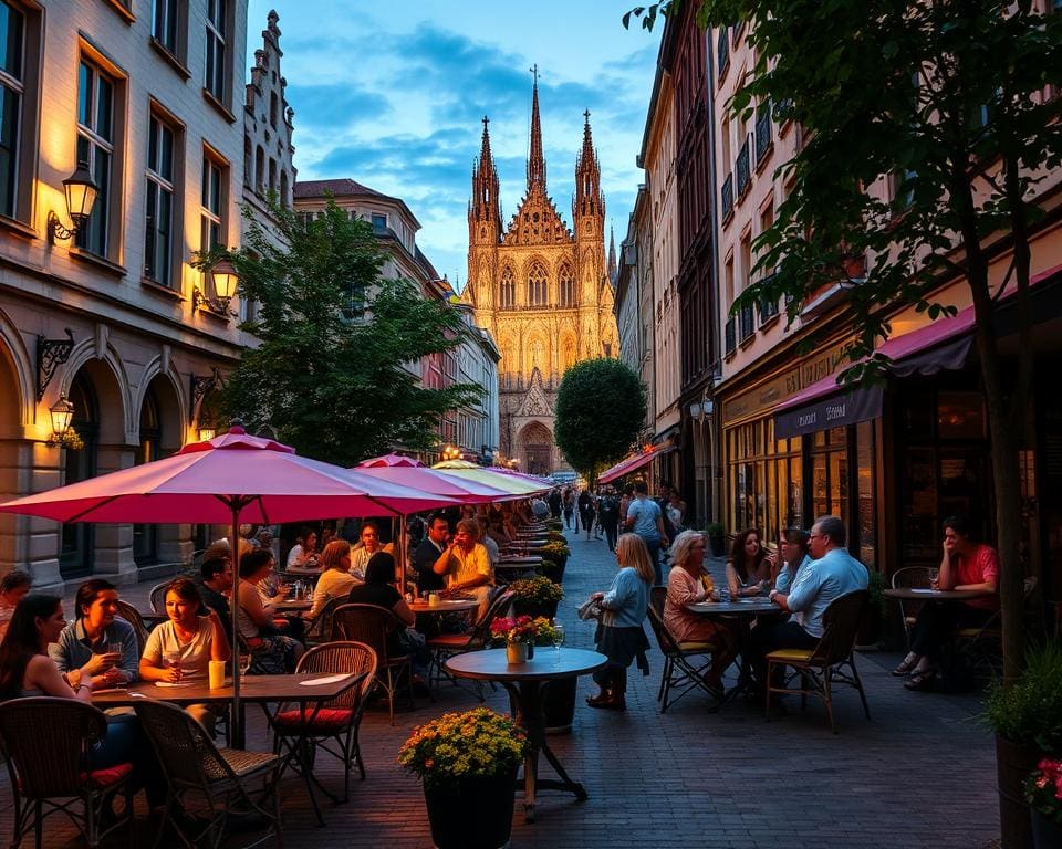 Wat zijn gezellige terrasjes in Gent?